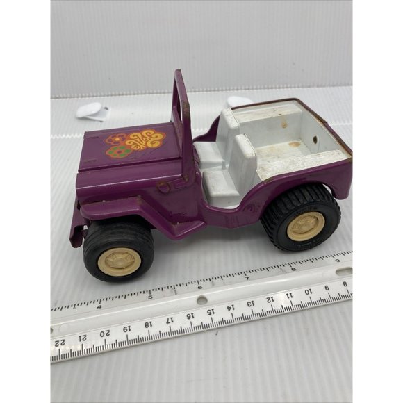 JOUET ANCIEN EN tôle / RADAR CAR MF-837 JEEP à friction / Complet dans